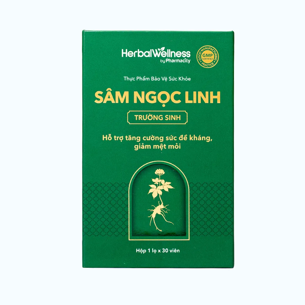 HerbalWellness Sâm Ngọc Linh Trường Sinh (Hop 30 vien nang mem) 3