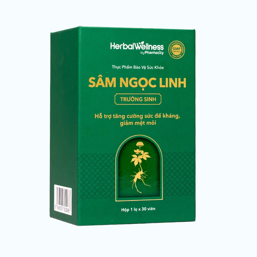HerbalWellness Sâm Ngọc Linh Trường Sinh (Hop 30 vien nang mem) 4