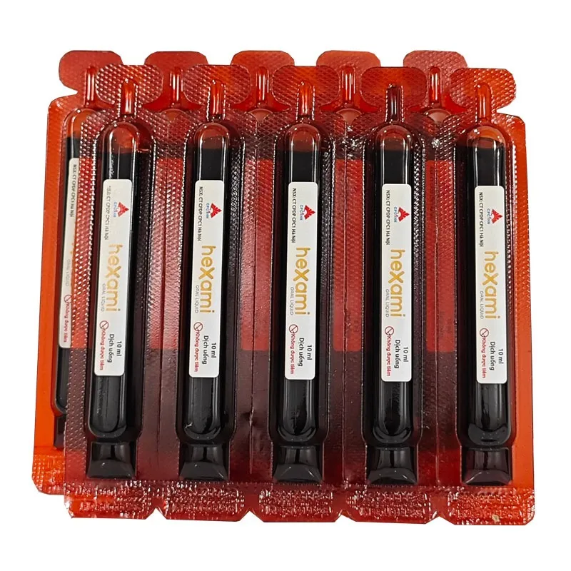 Hexami Oral Liquid hỗ trợ tăng cường thị lực, giảm các triệu chứng khô mắt (Hộp 20 ống x 10ml) 2