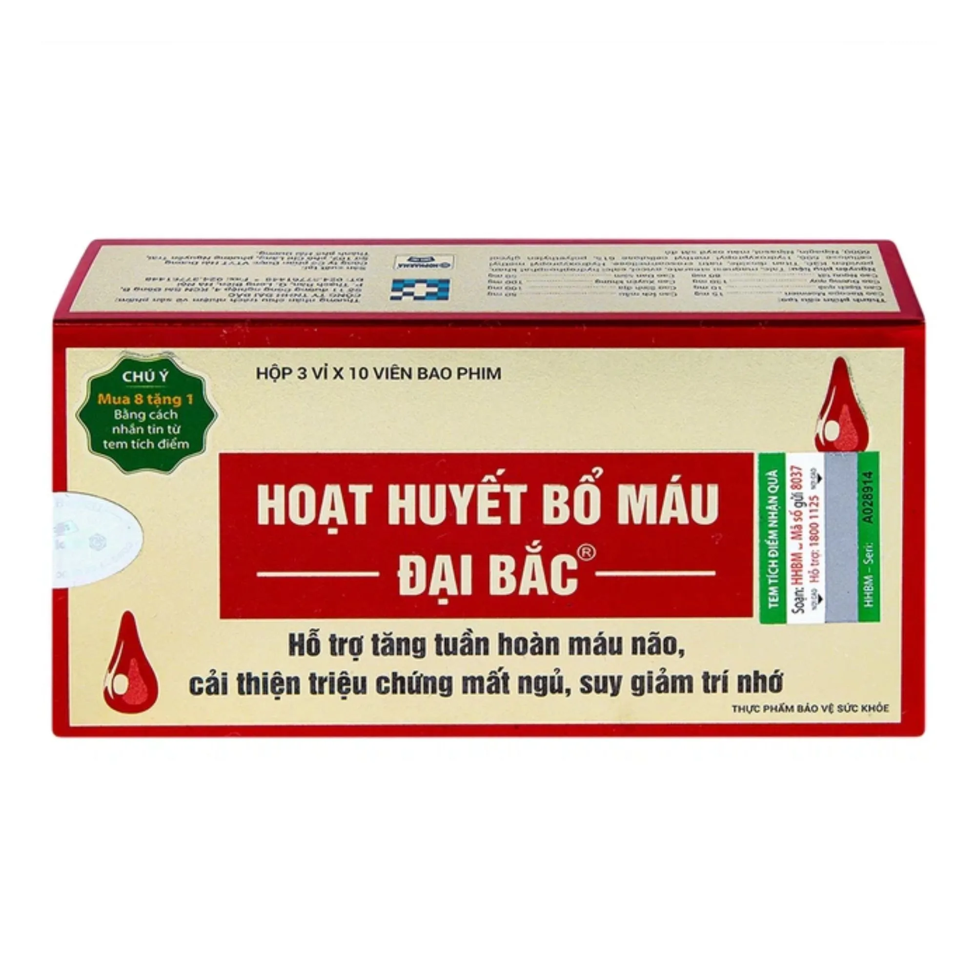 Hoạt Huyết Bổ Máu Đại Bắc – Cải thiện tuần hoàn máu, giảm đau đầu, mất ngủ 2