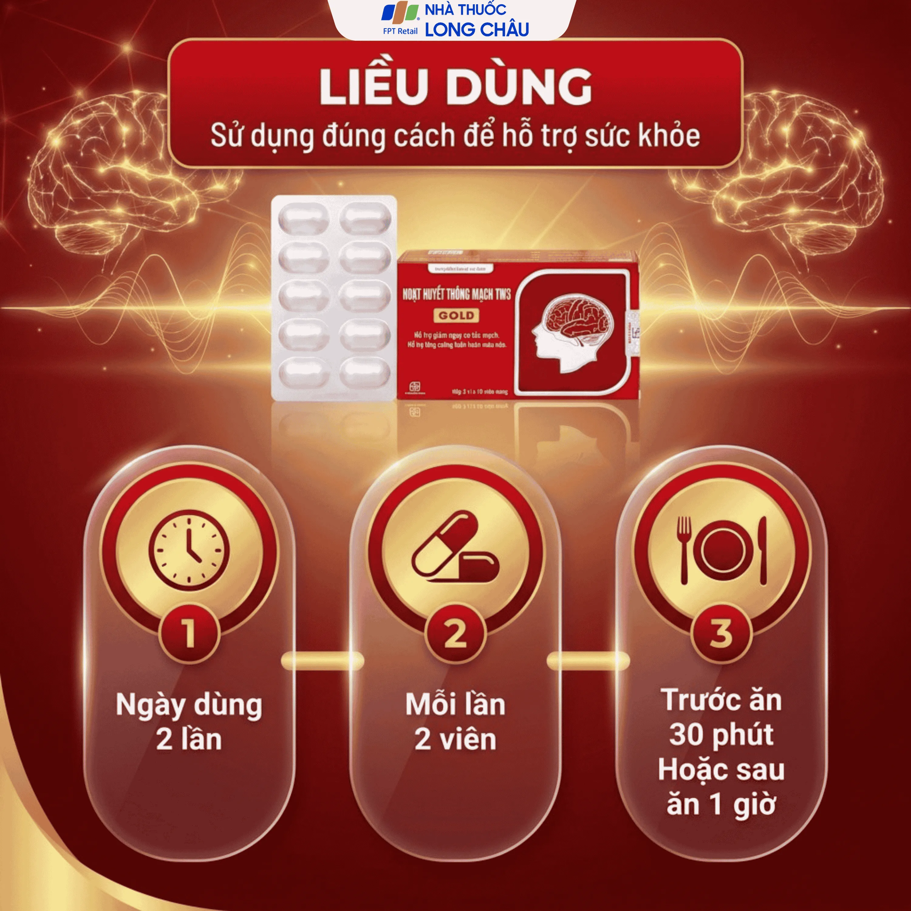 HOẠT HUYẾT THÔNG MẠCH GOLD TW3 3X10 5