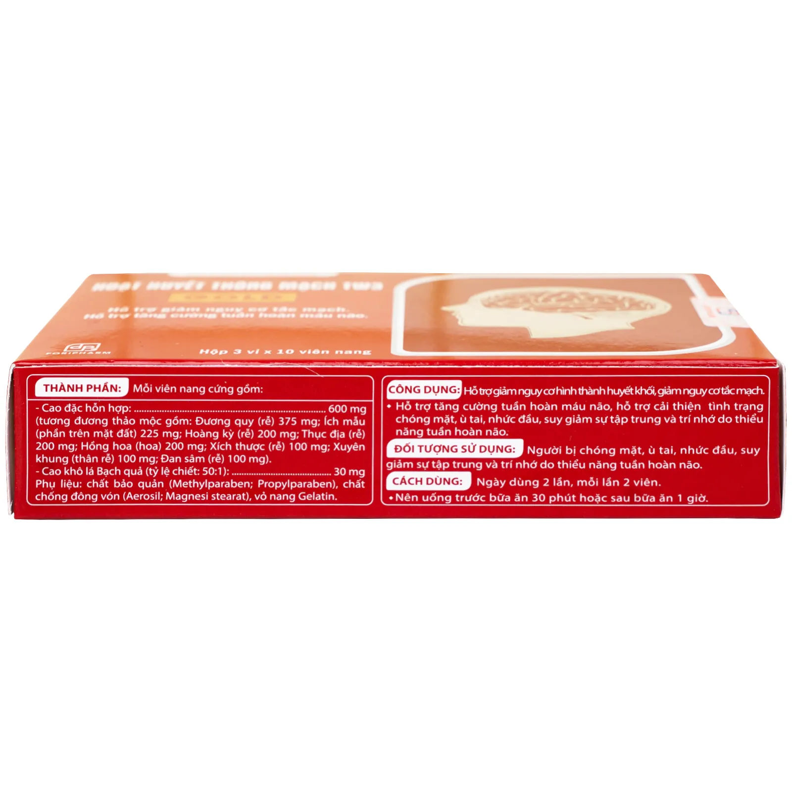 HOẠT HUYẾT THÔNG MẠCH GOLD TW3 3X10 8
