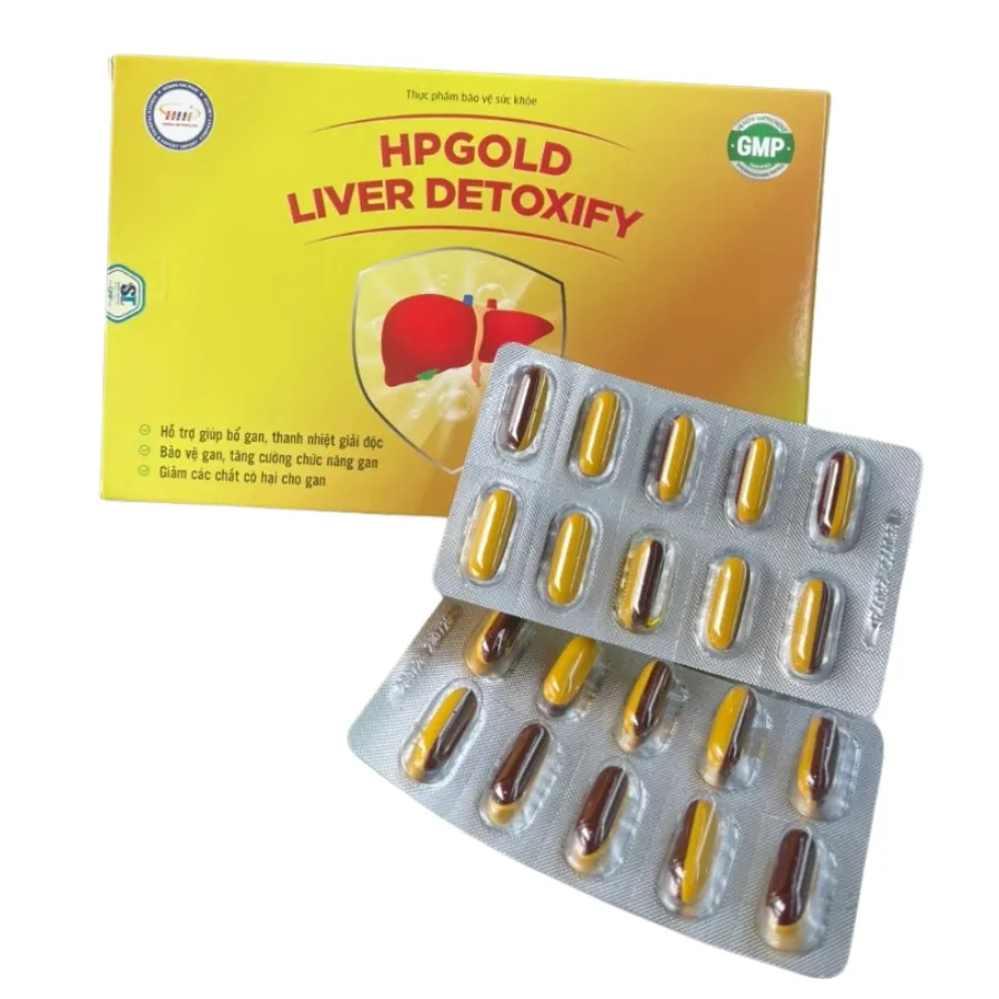 HP Gold Liver Detoxify - Bổ Gan, Thanh Nhiệt Giải Độc (Hộp 60 viên) 2