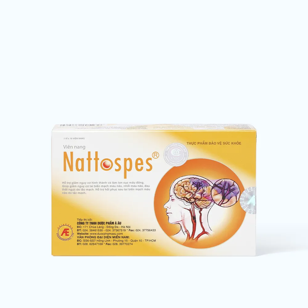 IMC Nattospes (30 viên) hỗ trợ tan cục máu đông, phòng tai biến
