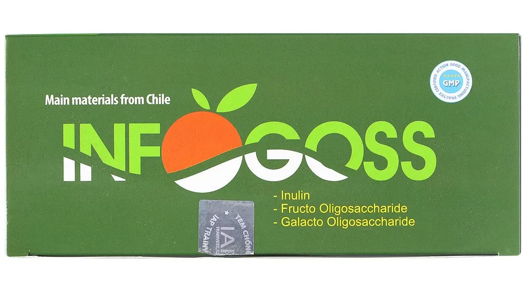 Infogoss hỗ trợ nhuận tràng, giảm táo bón hộp 30 gói x 3g 8