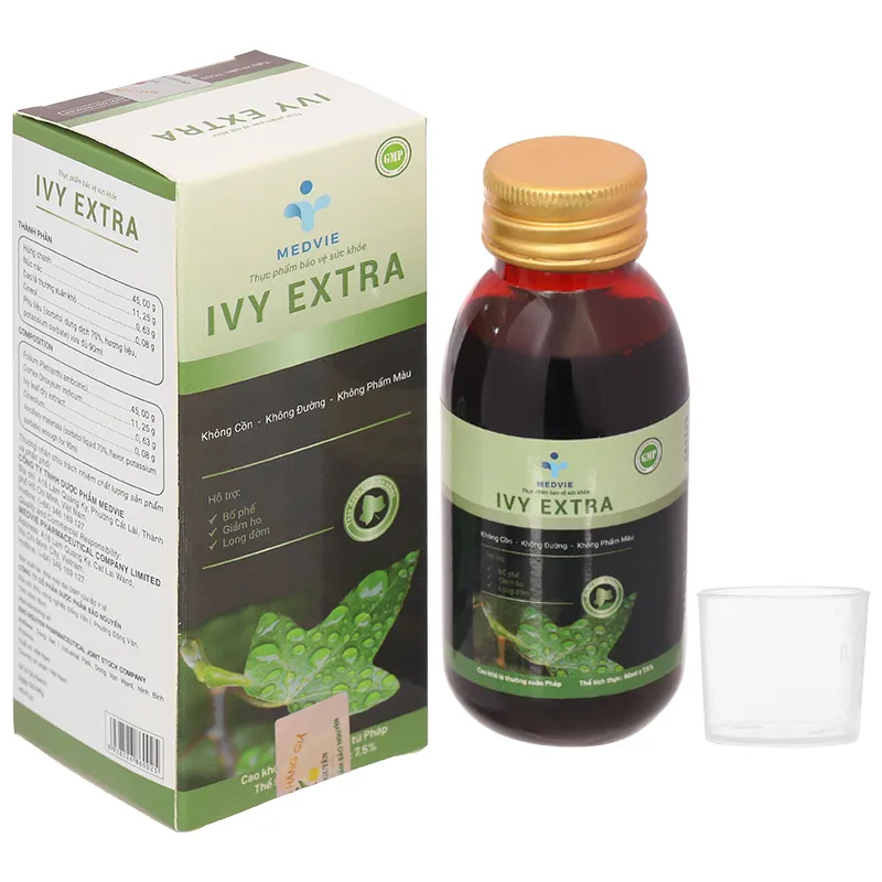 Ivy Extra hỗ trợ giảm ho, long đờm chai 90ml 3