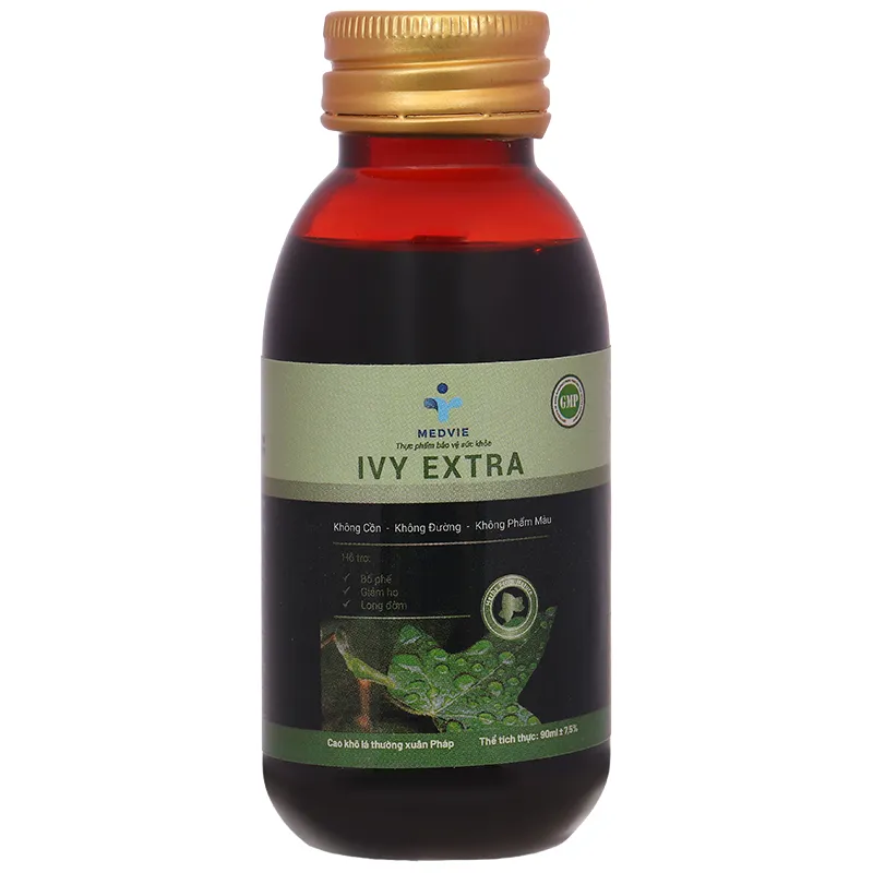 Ivy Extra hỗ trợ giảm ho, long đờm chai 90ml 13