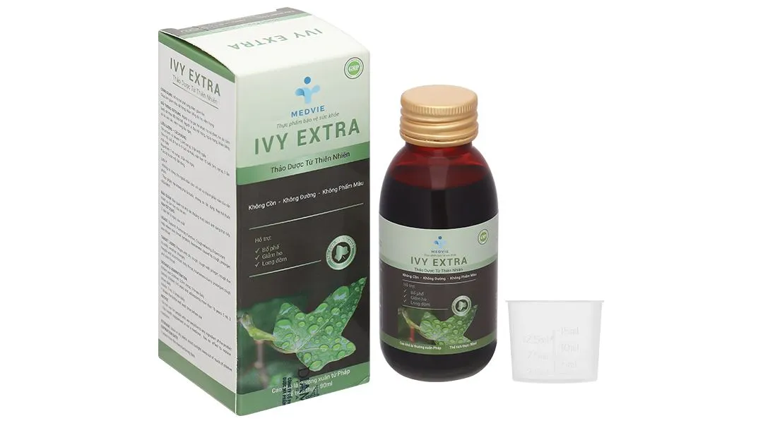 Ivy Extra hỗ trợ giảm ho, long đờm chai 90ml 17
