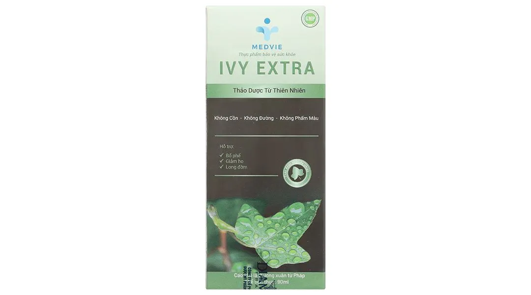Ivy Extra hỗ trợ giảm ho, long đờm chai 90ml 18