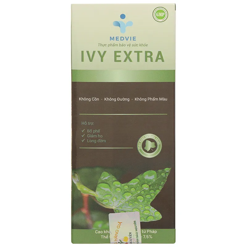 Ivy Extra hỗ trợ giảm ho, long đờm chai 90ml 4