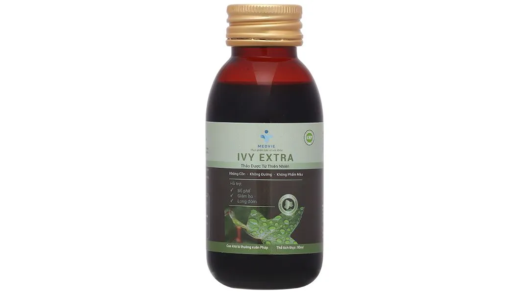 Ivy Extra hỗ trợ giảm ho, long đờm chai 90ml 27