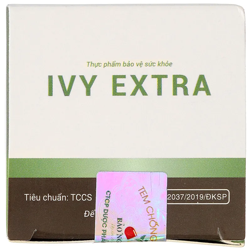 Ivy Extra hỗ trợ giảm ho, long đờm chai 90ml 8