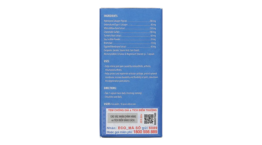Thực phẩm bảo vệ sức khoẻ: JEX 4