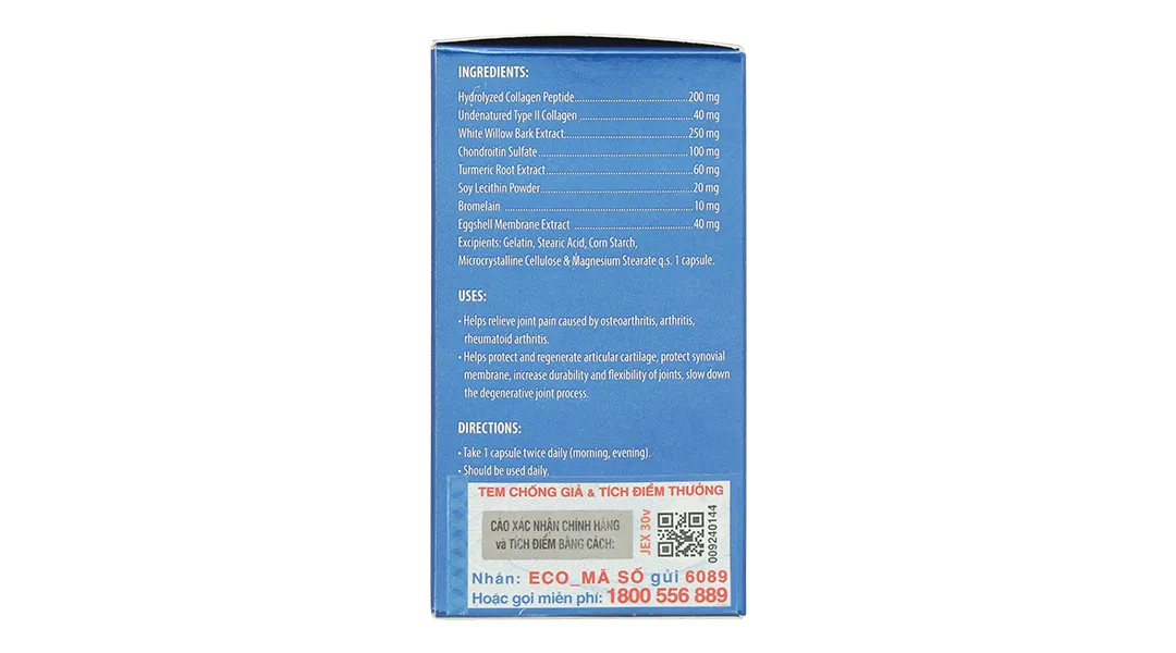 Thực phẩm bảo vệ sức khoẻ: JEX 10
