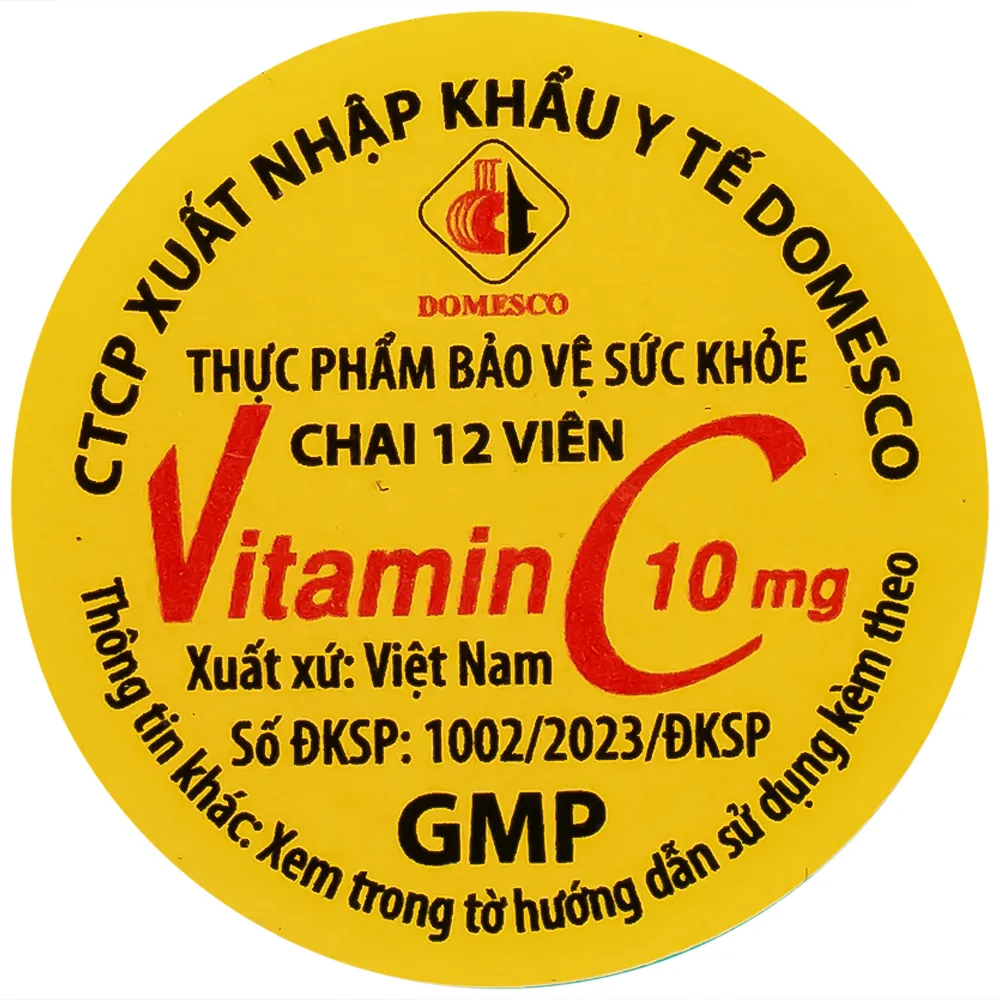 KẸO CON VỊT VITAMIN C 10MG DOMESCO 12V 12