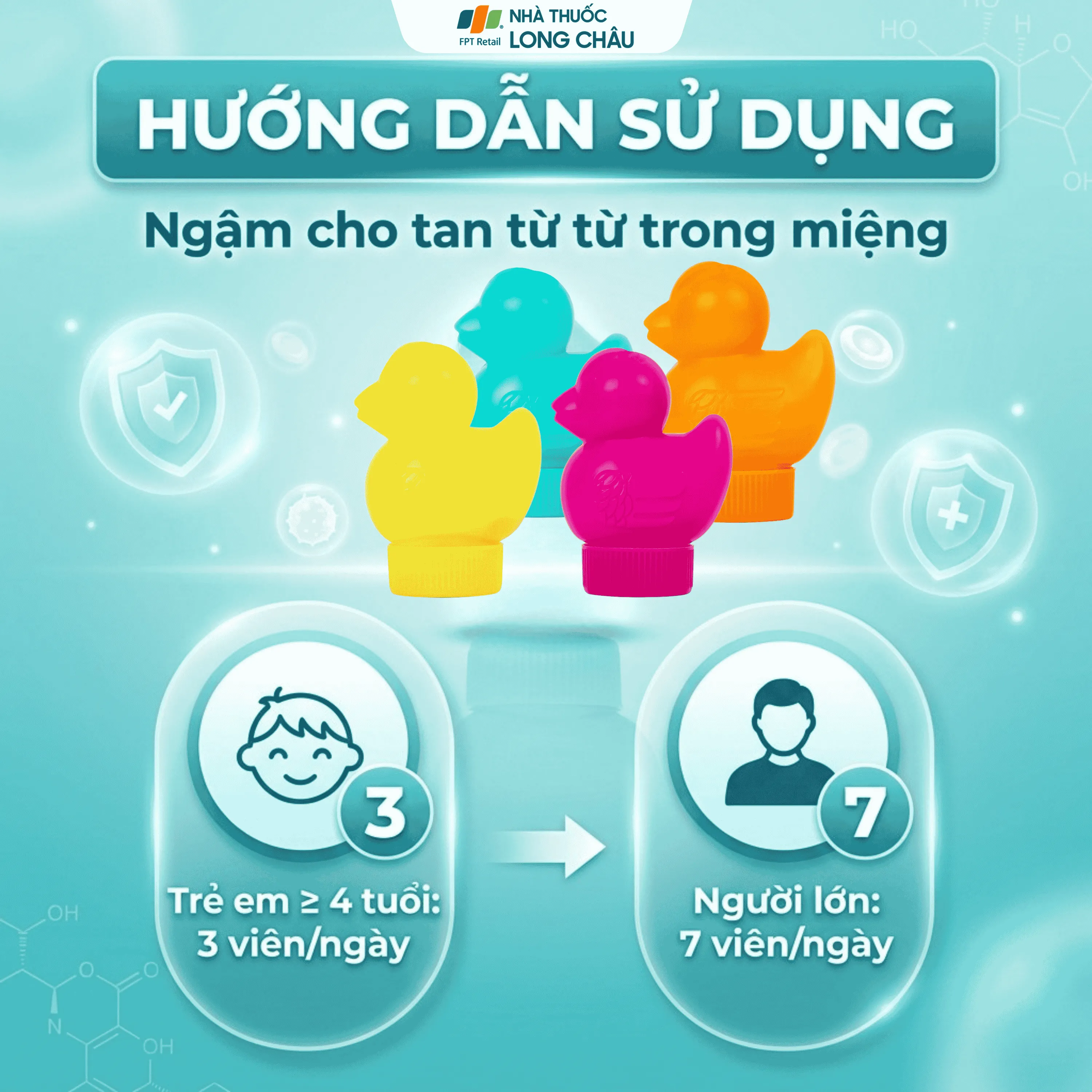 KẸO CON VỊT VITAMIN C 10MG DOMESCO 12V 5