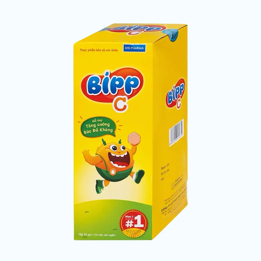 Kẹo ngậm Bipp C bổ sung vitamin C (35 gói) hỗ trợ tăng đề kháng