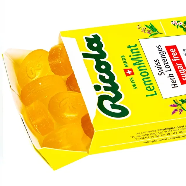 Kẹo ngậm không đường Ricola Lemont Mint giúp thông cổ, giảm ho (40g) 2