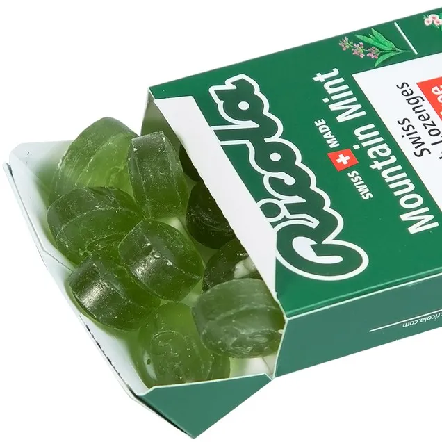 Kẹo ngậm không đường Ricola Mountain Mint giúp thông cổ, giảm ho (40g) 2