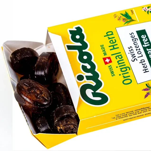 Kẹo ngậm không đường Ricola Original Herb giúp thông cổ, giảm ho (40g) 2