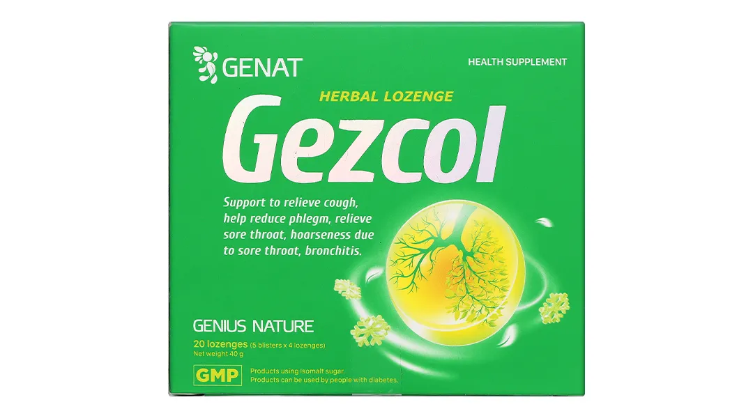 Kẹo Thảo Mộc Gezcol Hộp 20 Viên 3