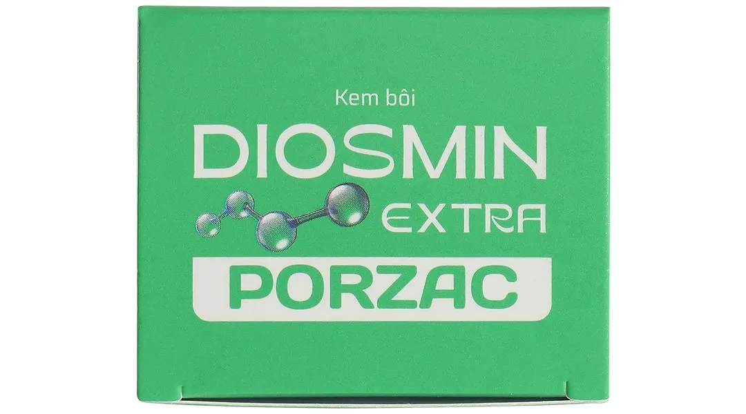 Kem bôi Diosmin Extra Porzac tuýp 75ml 7