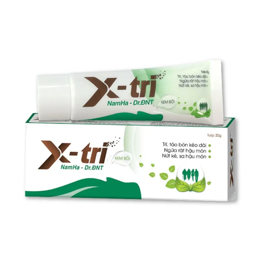 Kem bôi X-tri Nam Hà hậu môn, hỗ trợ trị trĩ (20g)