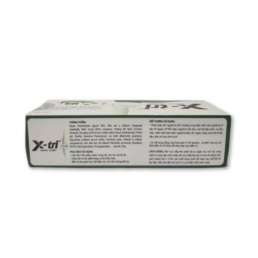 Kem bôi X-tri Nam Hà hậu môn, hỗ trợ trị trĩ (20g) 2
