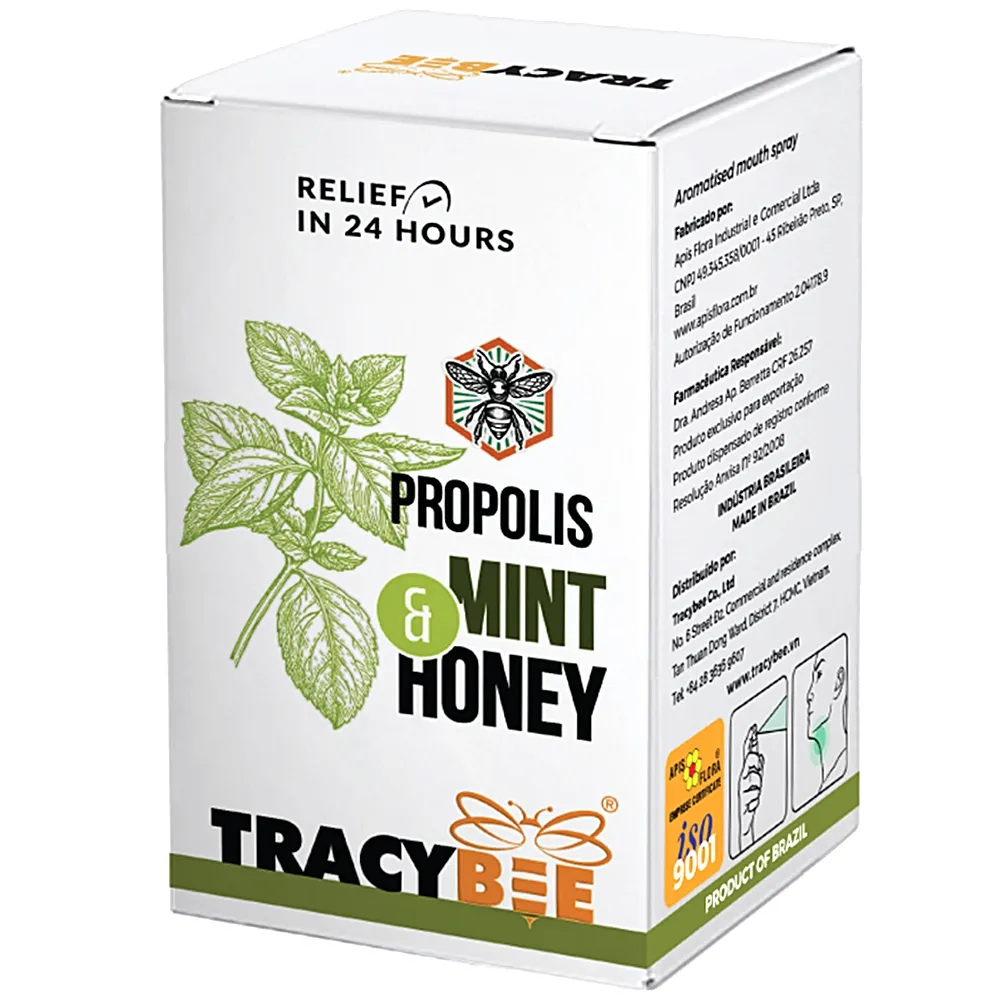 KEO ONG GIÚP GIẢM VIÊM HỌNG TRACYBEE PROPOLIS MINTHONEY 30ML 6