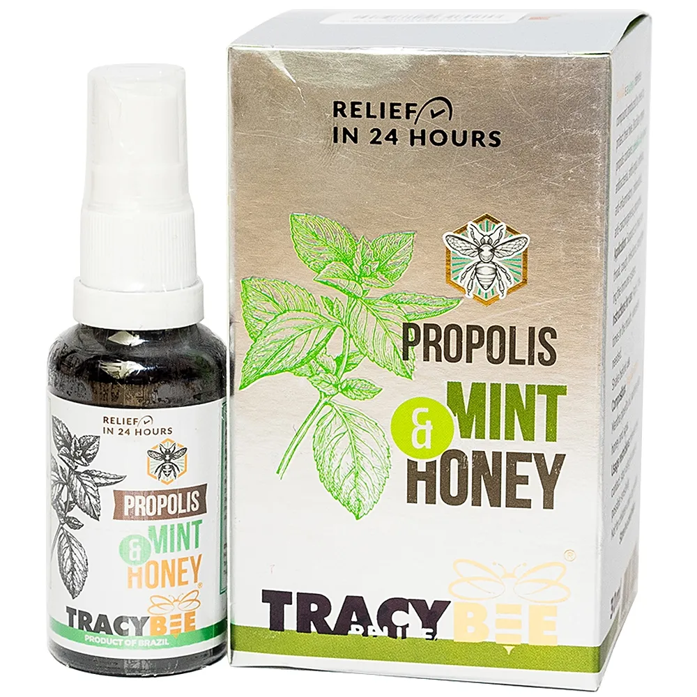 KEO ONG GIÚP GIẢM VIÊM HỌNG TRACYBEE PROPOLIS MINTHONEY 30ML 10