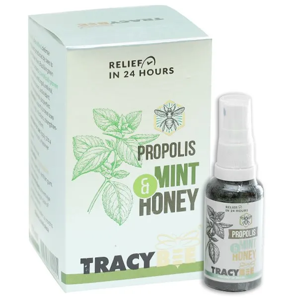 Keo Ong Propolis Xịt Bạc Hà chai 30ml