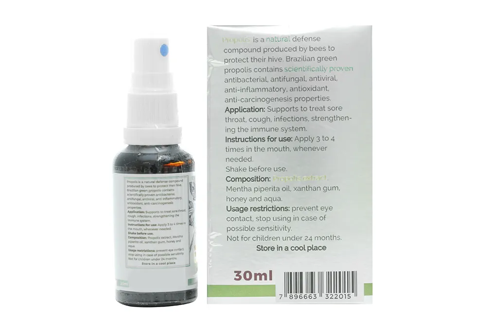 Keo Ong Propolis Xịt Bạc Hà chai 30ml 4