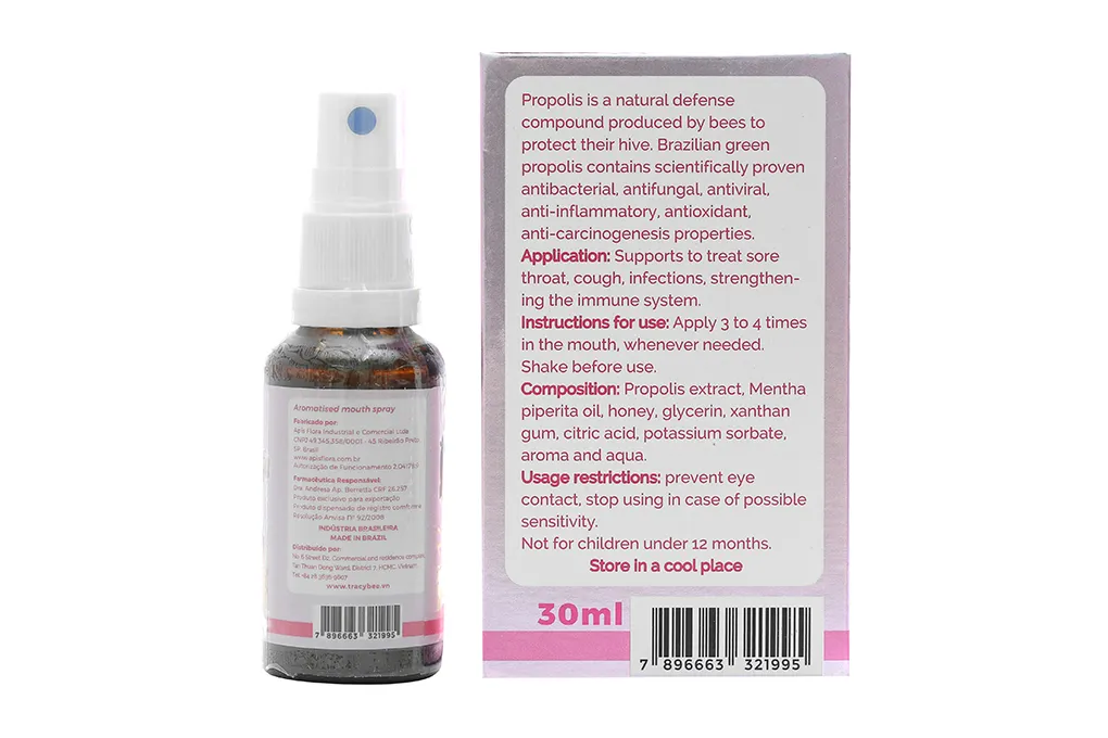 Keo Ong Propolis Xịt Trái Cây 30Ml 3