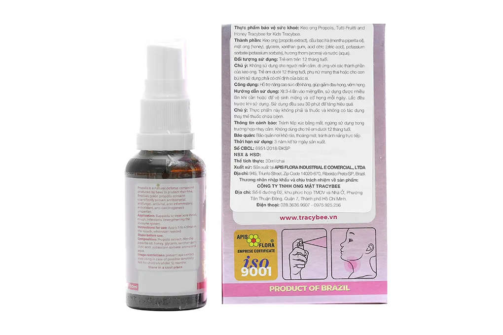 Keo Ong Propolis Xịt Trái Cây 30Ml 4