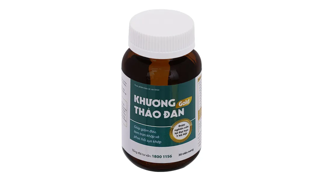Khương Thảo Đan Gold giúp giảm triệu chứng thoái hóa khớp lọ 120 viên 14