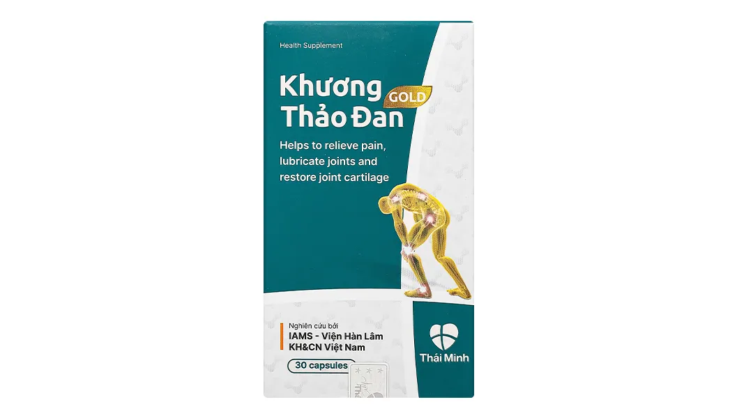 Khương Thảo Đan Gold giúp giảm triệu chứng thoái hóa khớp lọ 120 viên 4
