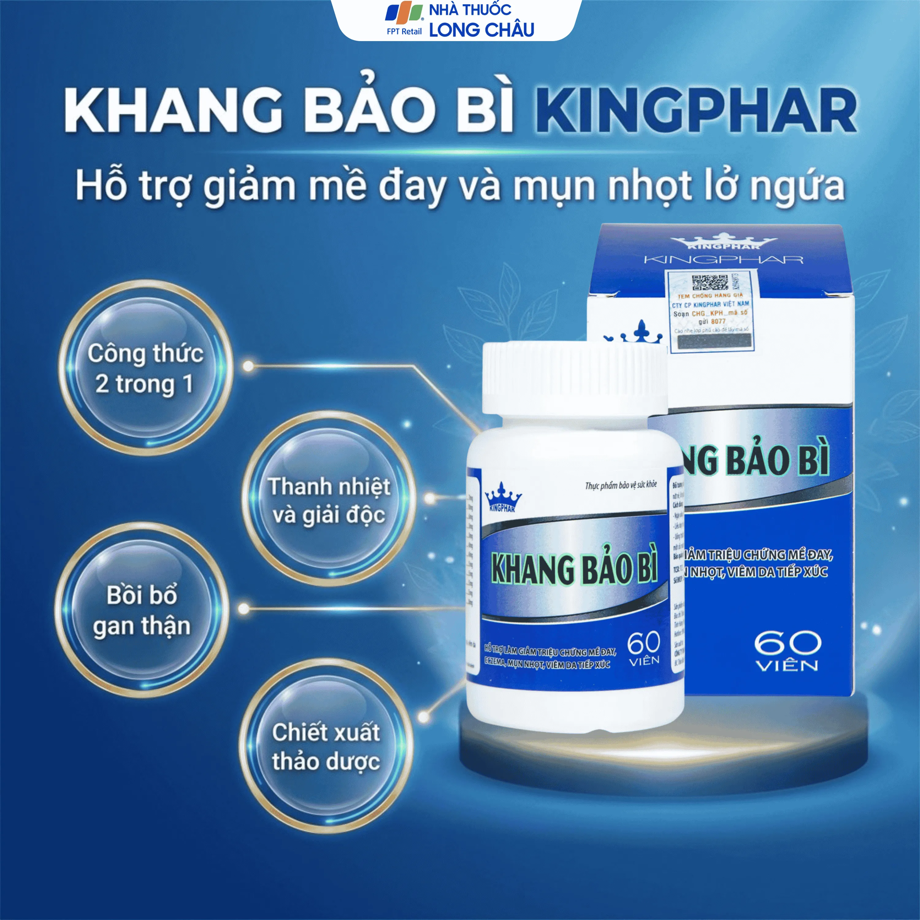 KHANG BẢO BÌ KINGPHAR 60V 2