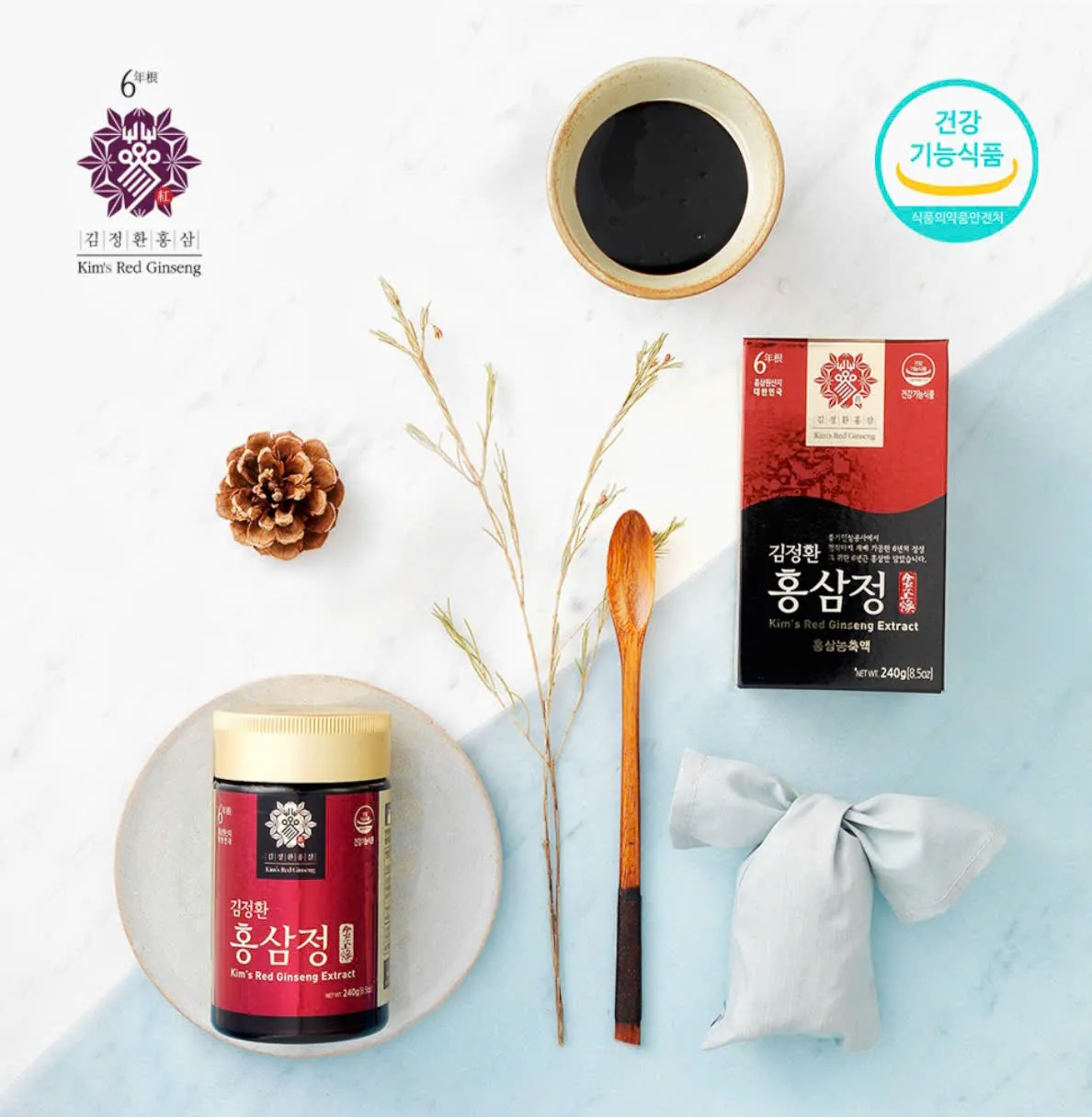 Kim's Red Ginseng Extract 240gr - Cốt Sâm đỏ Hoang dã từ dãy núi Sobaek