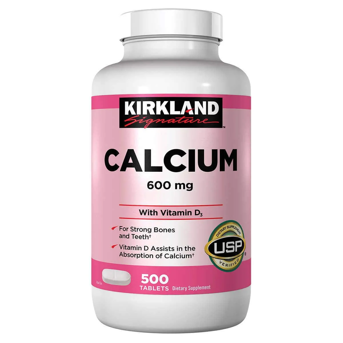 Kirkland Calcium 600 mg + vitamin D3