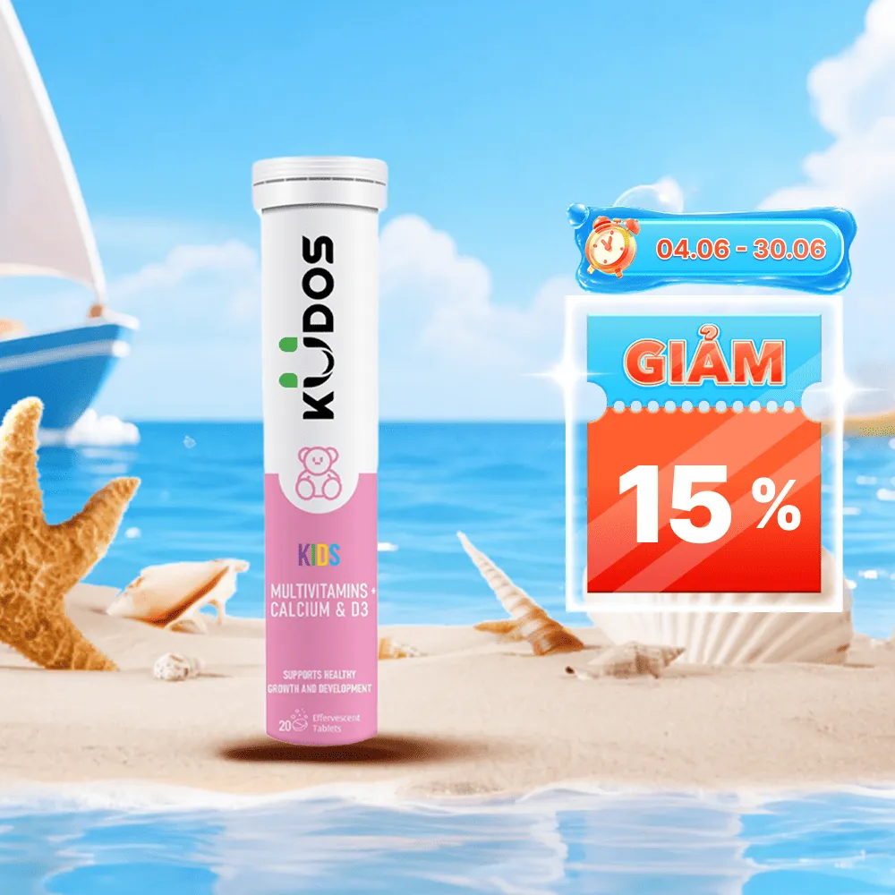 Kudos Kids (20 viên) bổ sung calci và vitamin cho trẻ em