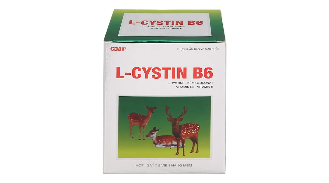 L-Cystin B6 làm đẹp da, tóc, móng hộp 60 viên 3