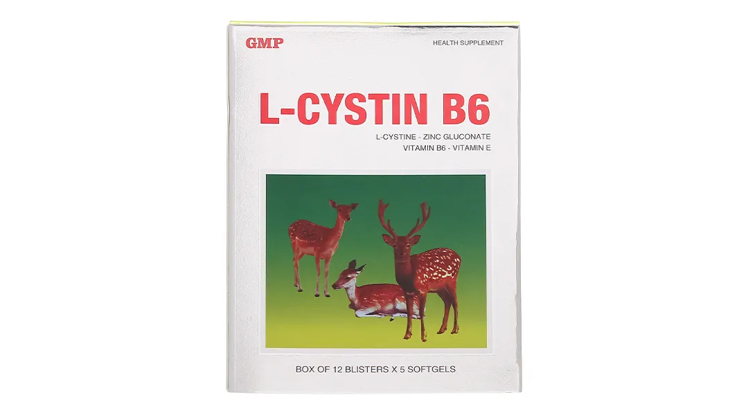 L-Cystin B6 làm đẹp da, tóc, móng hộp 60 viên 4