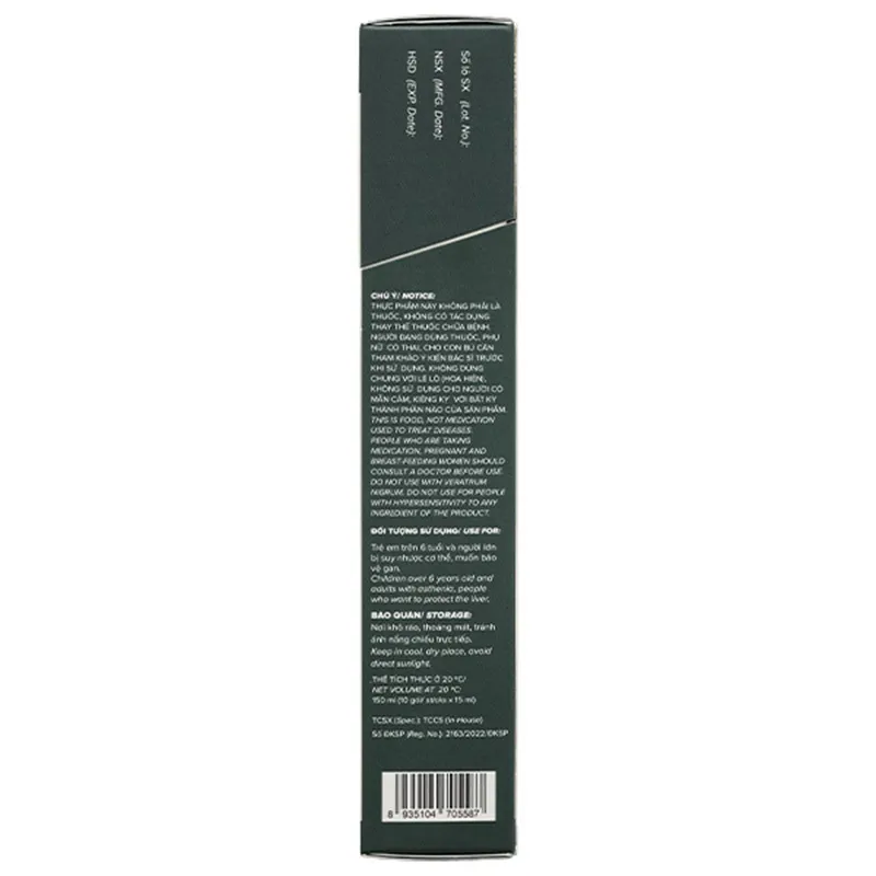Lado Actisô Premium Actisô hỗ trợ bảo vệ gan hộp 10 gói x 15ml 5