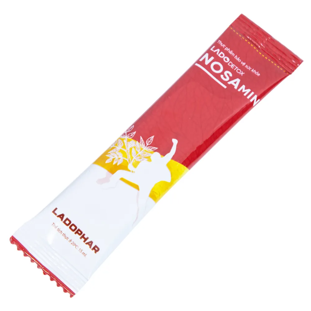 LADODETOX NOSAMIN 10 GÓI X 15ML - HỖ TRỢ GIẢI RƯỢU, BIA, BẢO VỆ TẾ BÀO GAN 6