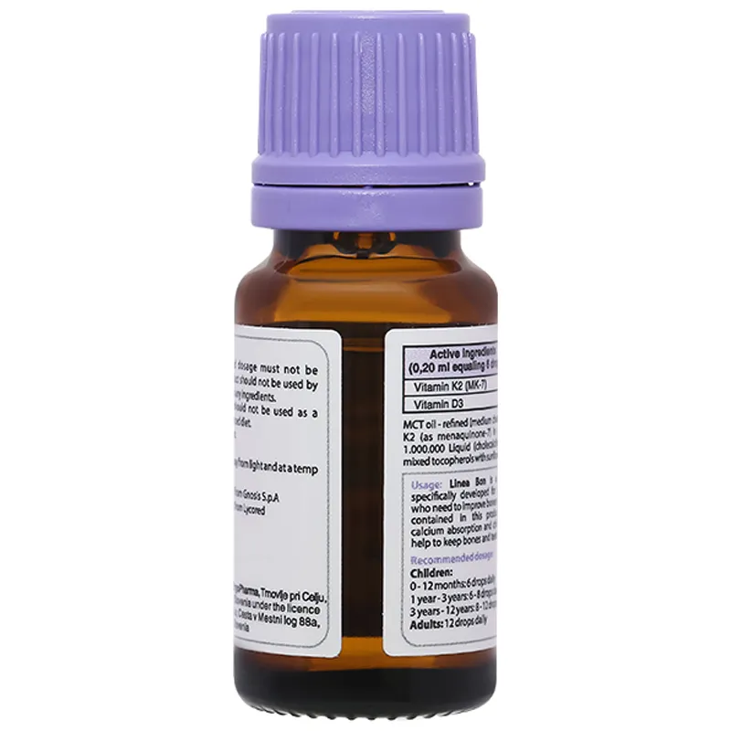 LineaBon K2 + D3 hỗ trợ giảm nguy cơ loãng xương chai 10ml 10