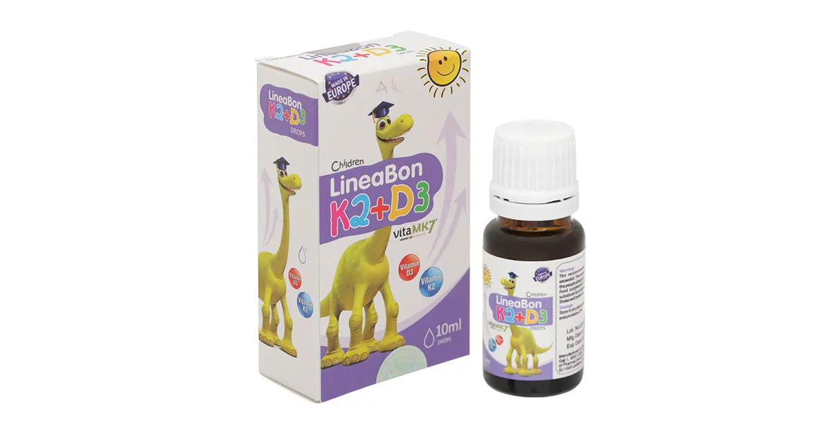 LineaBon K2 + D3 hỗ trợ giảm nguy cơ loãng xương chai 10ml 13