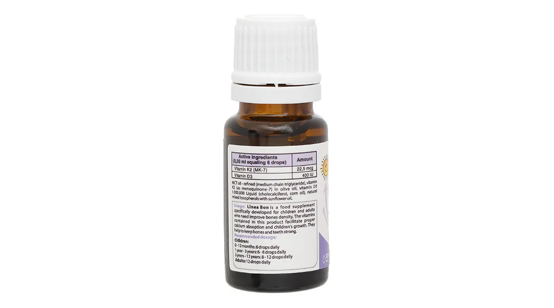 LineaBon K2 + D3 hỗ trợ giảm nguy cơ loãng xương chai 10ml 19
