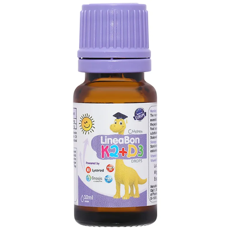 LineaBon K2 + D3 hỗ trợ giảm nguy cơ loãng xương chai 10ml 9