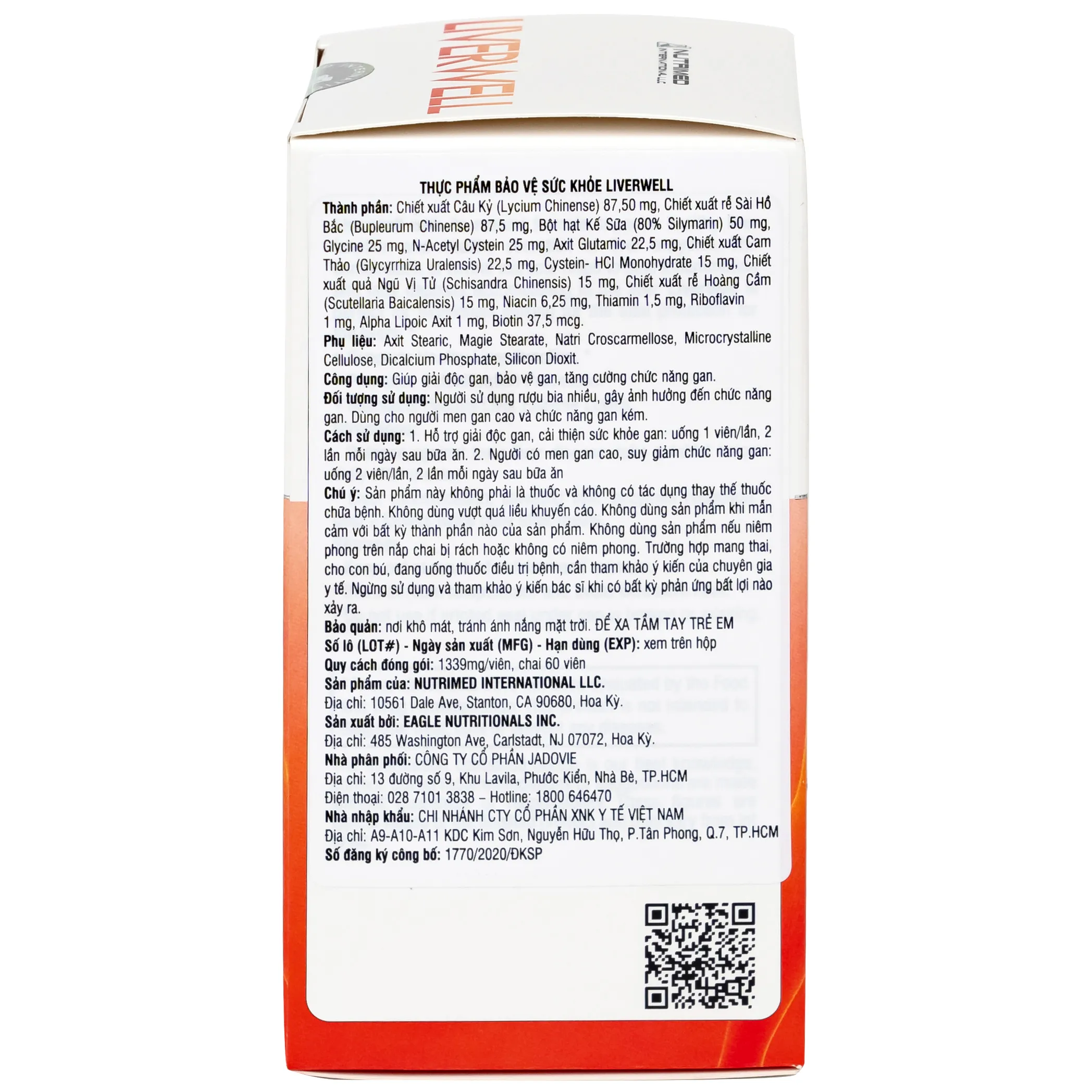 LIVERWELL NUTRIMED 60V 9