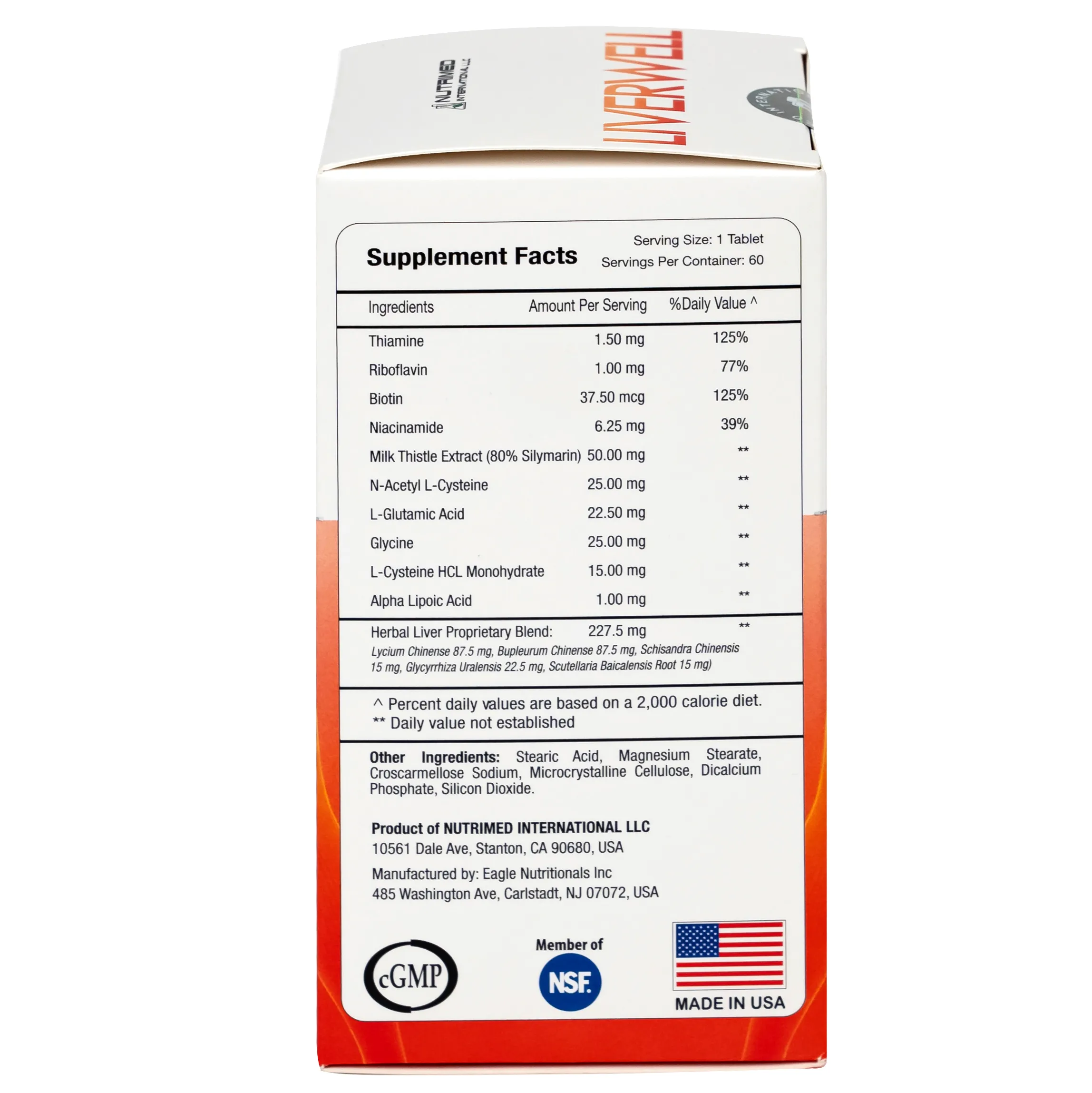 LIVERWELL NUTRIMED 60V 10
